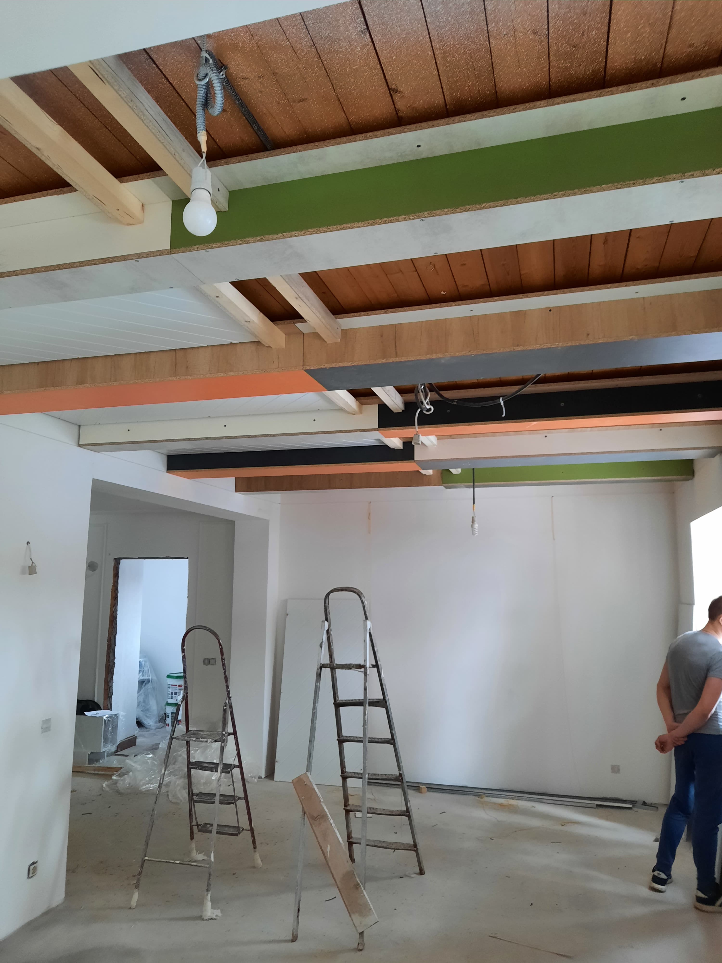 Потолочные панели и фальш-балки из крашеного МДФ - Image 7